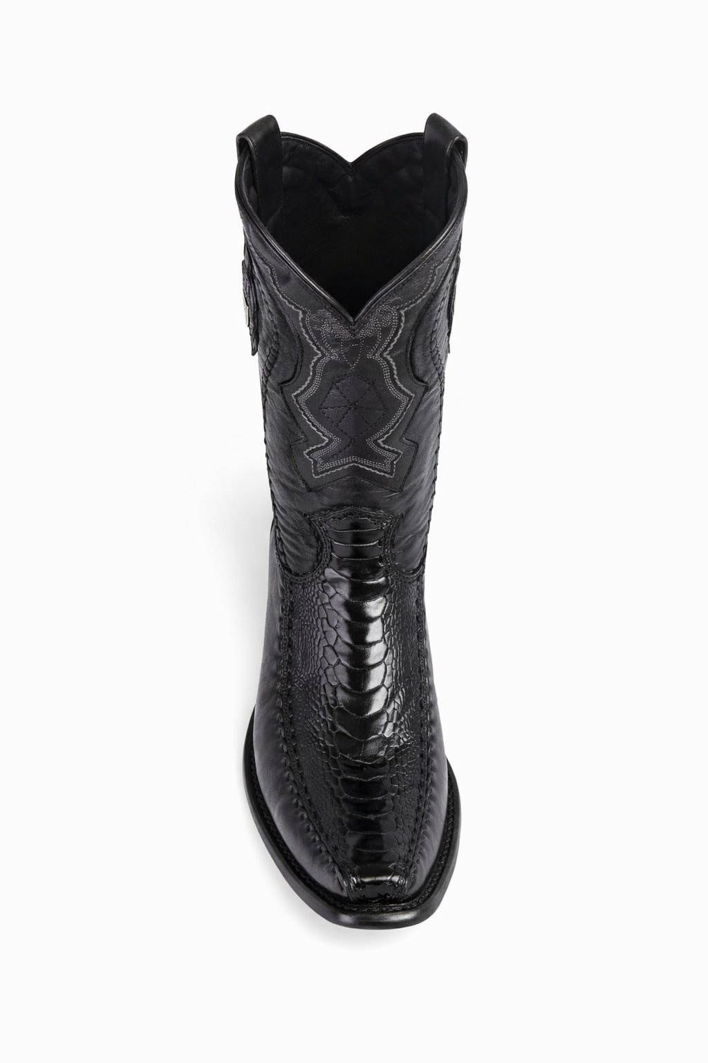 Men's Wild West Ostrich Leg with Deer Dubai Toe Boots 279F05