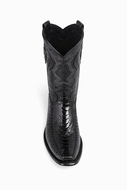 Men's Wild West Ostrich Leg with Deer Dubai Toe Boots 279F05