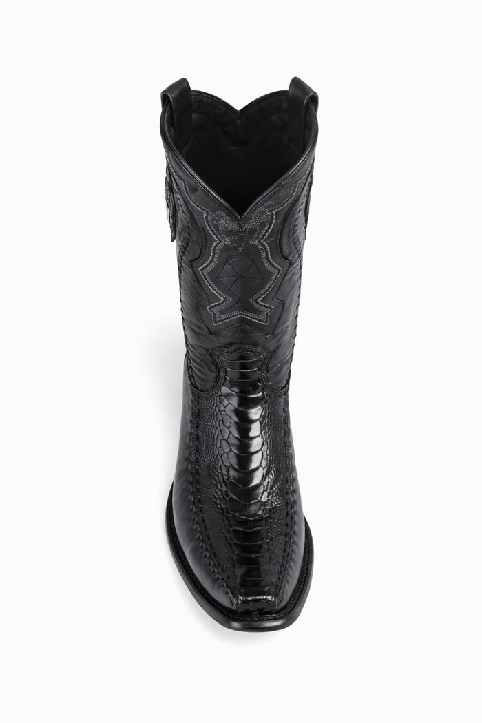 Men's Wild West Ostrich Leg with Deer Dubai Toe Boots 279F05