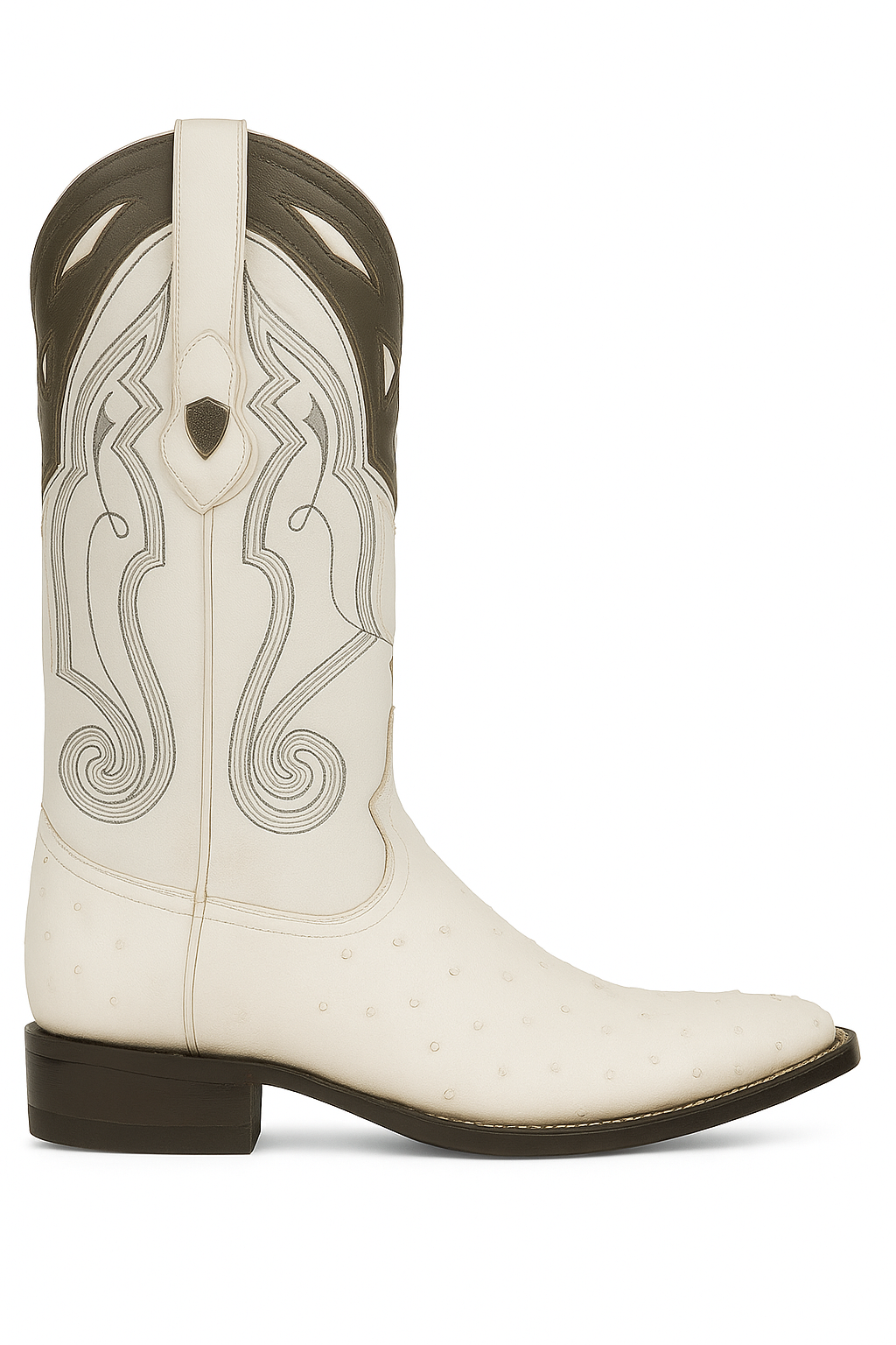 Men's Wild West Smooth Ostrich Skin 3X Toe Boots 29504-B