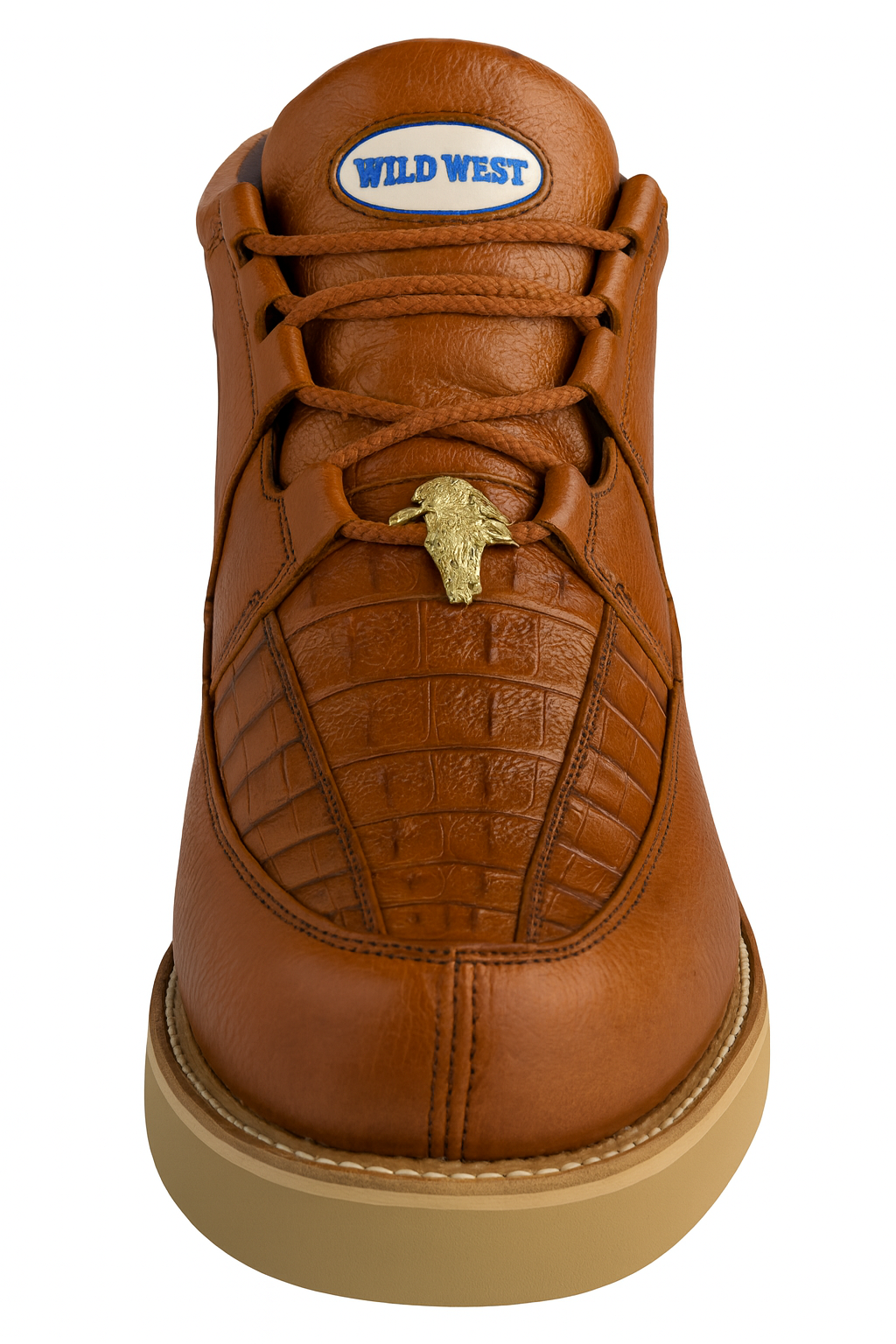 Men's Wild West Boots Caiman and Smooth Ostrich Skin Shoe 2ZA052803