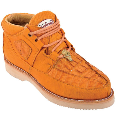 Zapato Caiman y Avestruz Panza LAB-ZA052802 1 LAB-ZA052802-060  - from alligatorwarehouse.com