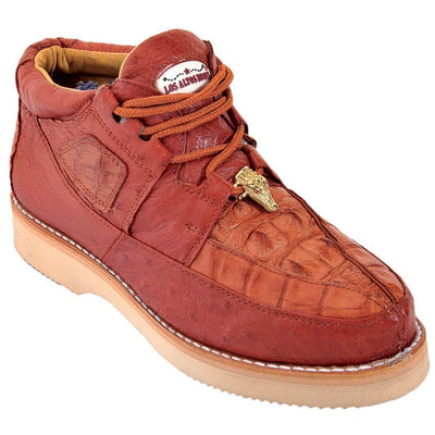 Zapato Caiman y Avestruz Panza LAB-ZA052803 1 LAB-ZA052803-060  - from alligatorwarehouse.com