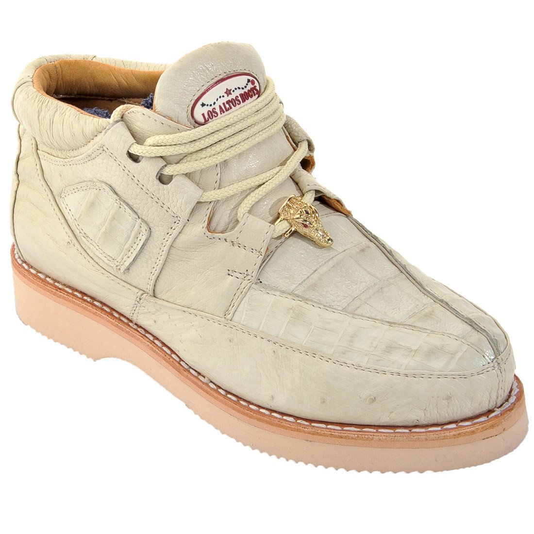 Zapato Caiman y Avestruz Panza LAB-ZA052804