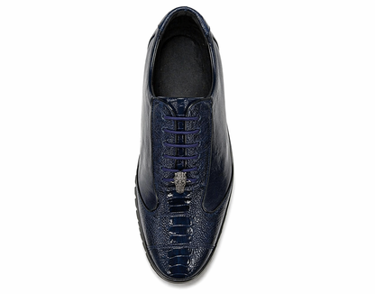 Sneaker de Piel Avestruz Pata LAB-ZC091910