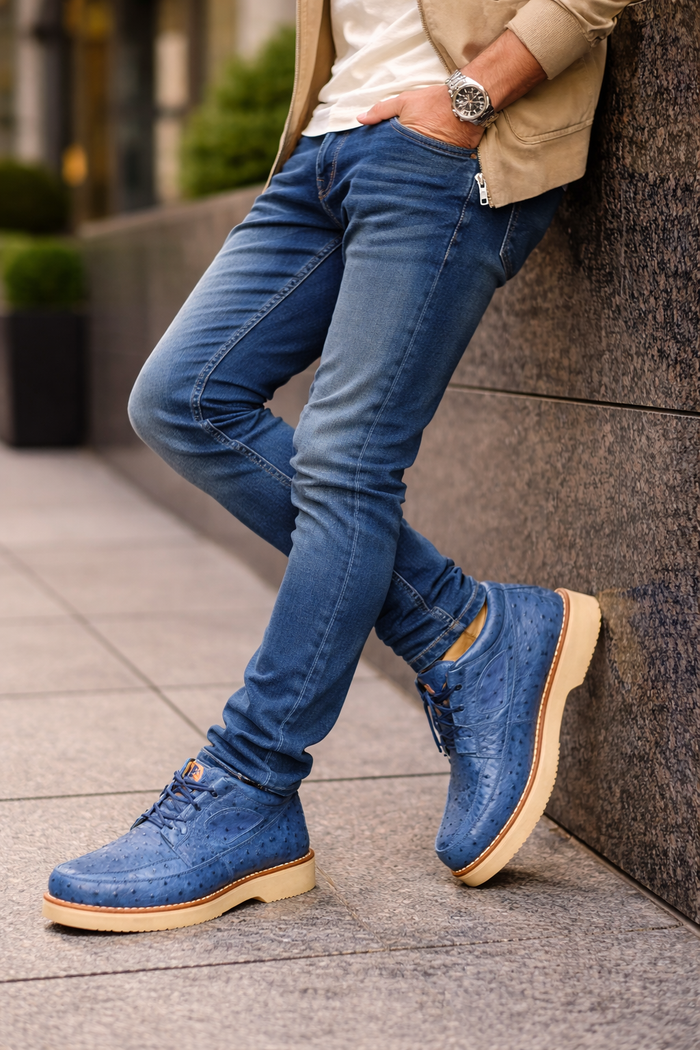 Zapato Avestruz Completo LAB-ZA0603