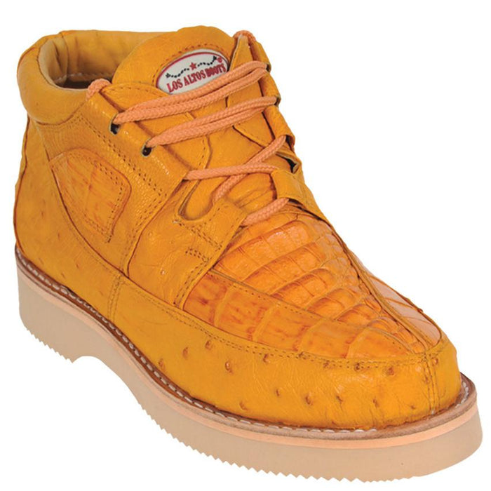 Zapato Piel Caiman y Avestruz LAB-ZA050202
