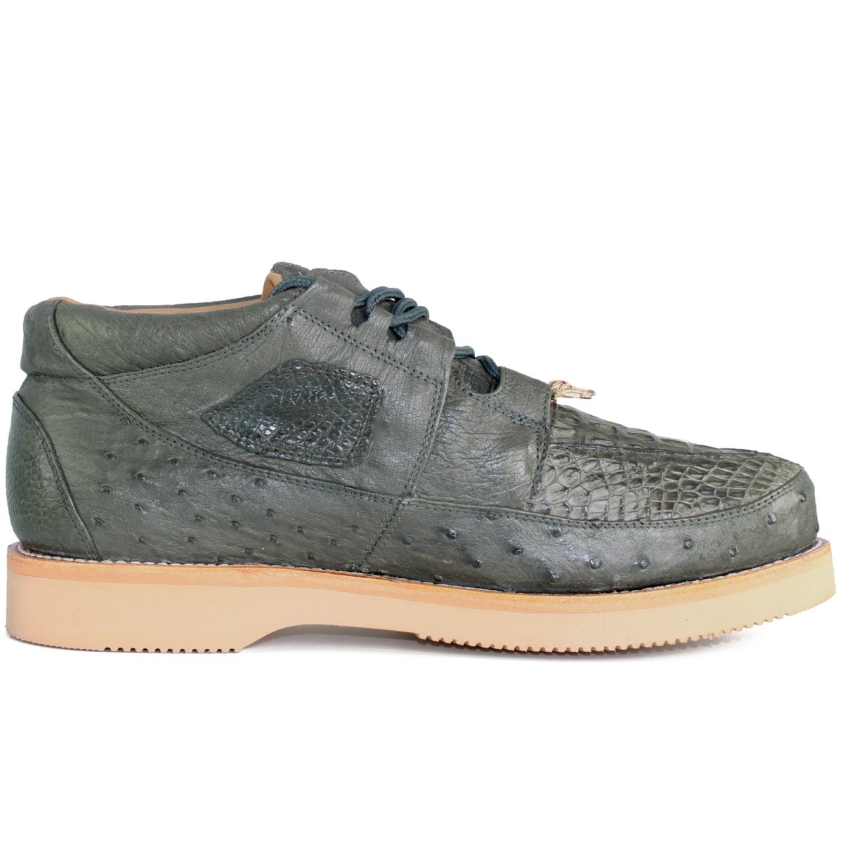 Zapato Piel Caiman y Avestruz LAB-ZA050209 2 LAB-ZA050209-060  - from alligatorwarehouse.com