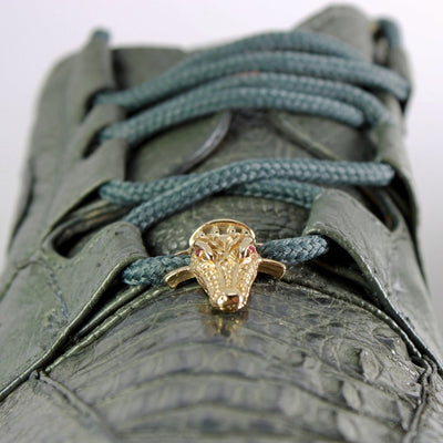 Zapato Piel Caiman y Avestruz LAB-ZA050209 4 LAB-ZA050209-060  - from alligatorwarehouse.com