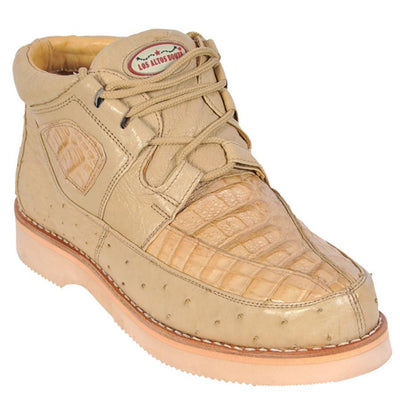 Zapato Piel Caiman y Avestruz LAB-ZA050211 1 LAB-ZA050211-060  - from alligatorwarehouse.com