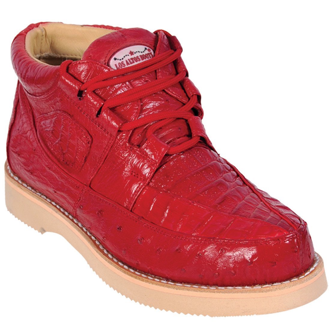 Zapato Piel Caiman y Avestruz LAB-ZA050212 1 LAB-ZA050212-060  - from alligatorwarehouse.com