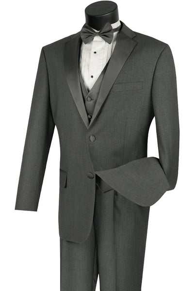 Mens Vested 2 Button Classic Tuxedo in Grey 1 SO14TV-1_GRAY_36S  - from alligatorwarehouse.com