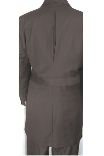 Mens 4 Button Double Breasted Vest Suit in Brown 2 5263V-Brown-38R  - from alligatorwarehouse.com