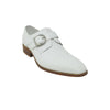 Mens Carrucci Classic Leather Fade Single D-Buckle Monk Strap Dress Shoe in Chestnut 7   - from alligatorwarehouse.com
