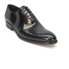 Mens Carrucci Hand Painted Oxford Lace Up Dress Shoe in Cobalt Blue