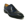 Mens Carrucci Burnished Leather Classic 1920's Wingtip Dress Shoe in White 2   - from alligatorwarehouse.com