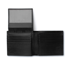 Mens Alligator Billfold Wallet in Black