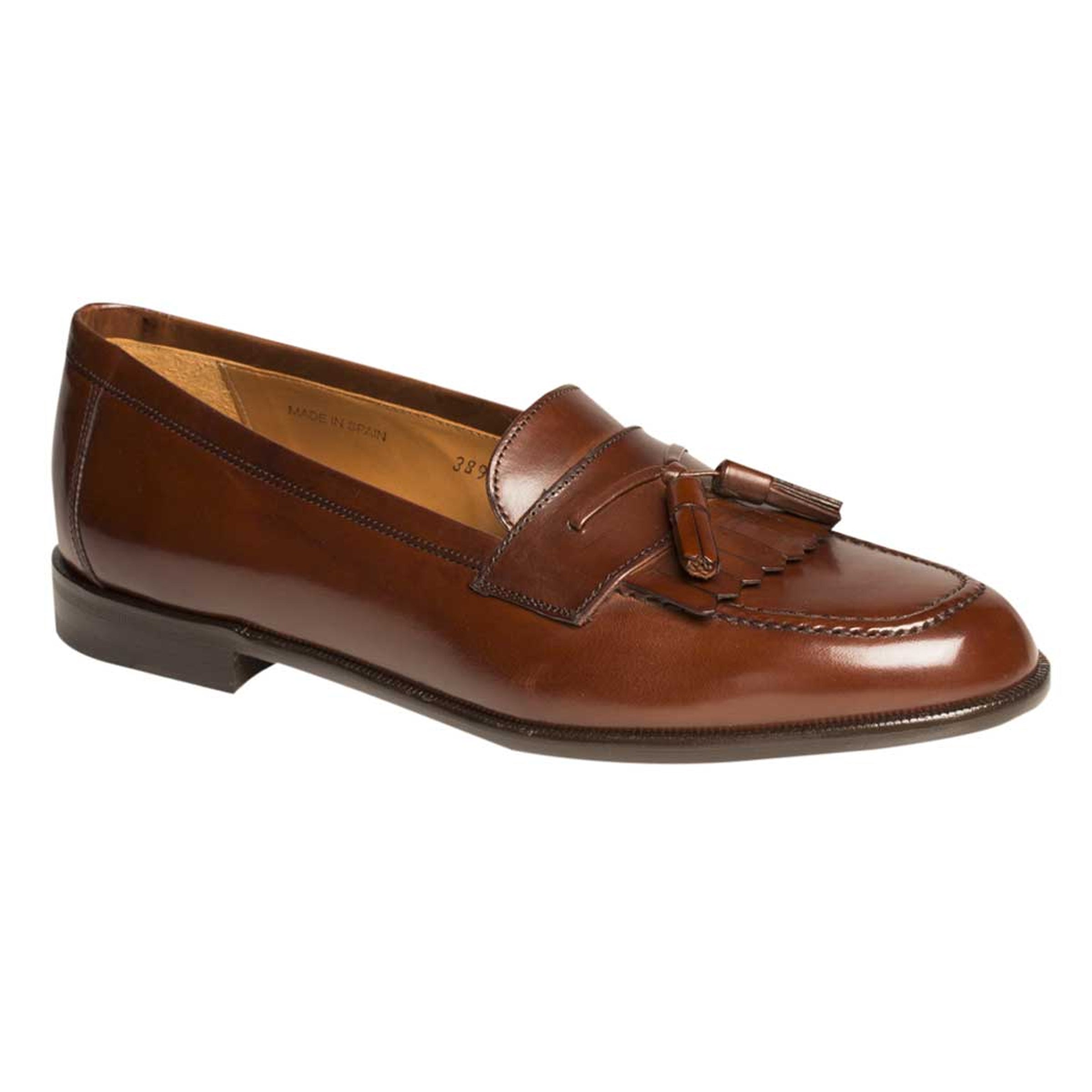 Mens Mezlan Santander Classic Tassel Loafer Dress Shoe in Burgundy