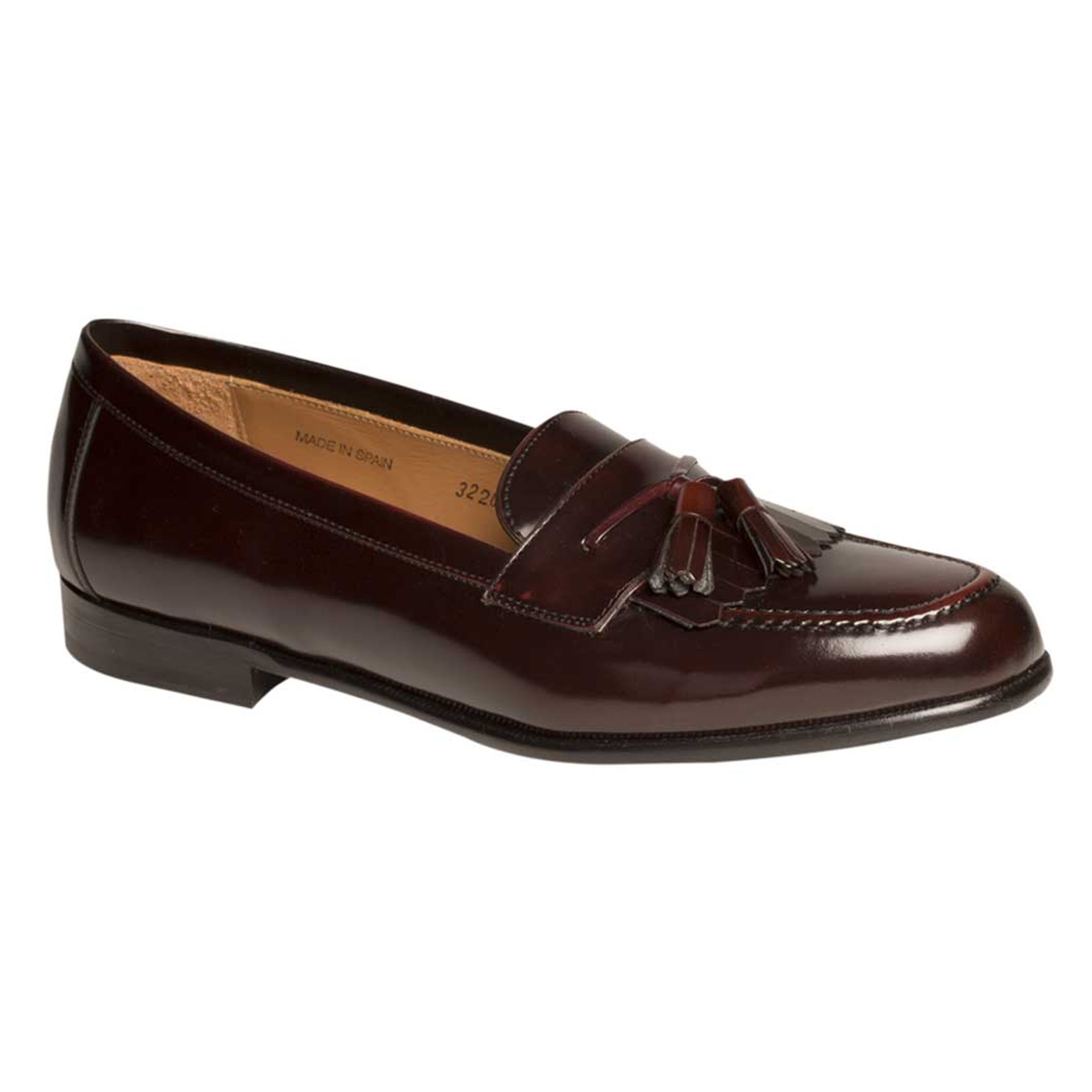 Mens Mezlan Santander Classic Tassel Loafer Dress Shoe in Tan