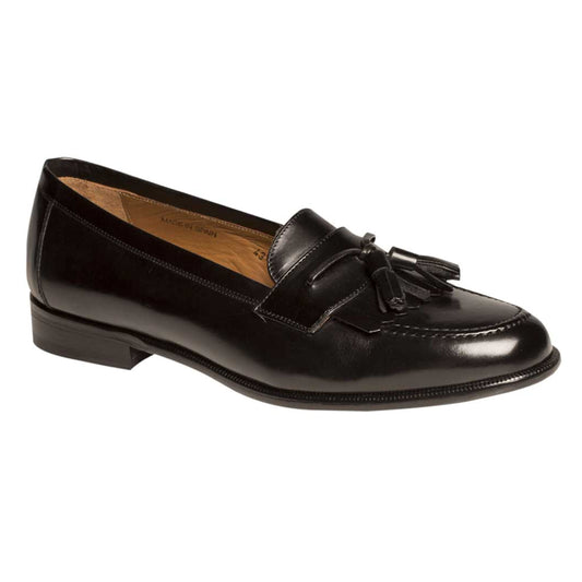 Mens Mezlan Santander Classic Tassel Loafer Dress Shoe in Black - LAST CALL 10.5,11
