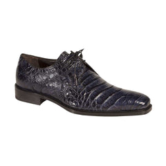 Mens Mezlan Anderson Caiman Crocodile Dress Shoe in Black