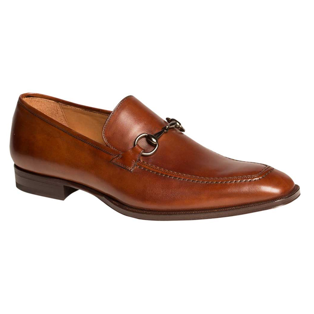 Mens Mezlan Tours Calfskin Slip On Loafer in Cognac - LAST CALL 10.5