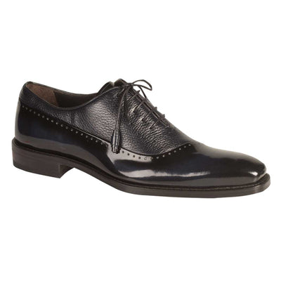 Mens Mezlan Postdam Calfskin Oxford Dress Shoe in Navy - LAST CALL 9 1   - from alligatorwarehouse.com