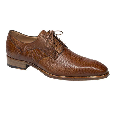Mens Mezlan Pegaso Lizard Dress Shoe in Black 4   - from alligatorwarehouse.com