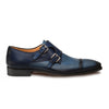 Mens Mezlan Bardem Calfskin Double Monk Strap Dress Shoe in Tan & Brown 5   - from alligatorwarehouse.com