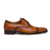 Mens Mezlan Republic Calfskin Cap Toe Blucher Dress Shoe in Burgundy 6   - from alligatorwarehouse.com