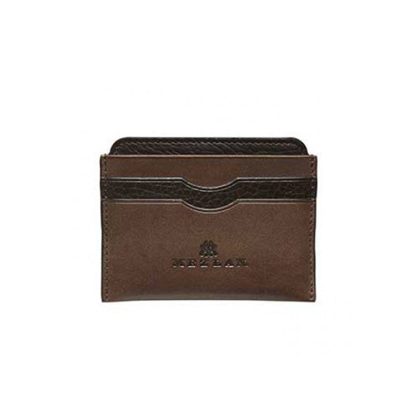 Mens Mezlan Calfskin Card Case in Brown