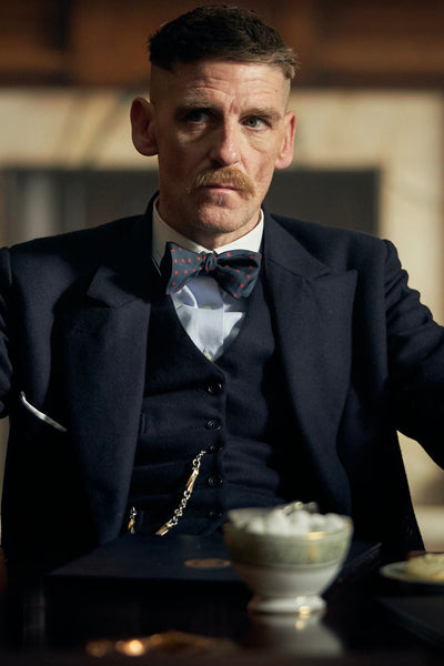 Mens Peaky Blinders Costume Arthur Shelby Vested Black Suit 1   - from alligatorwarehouse.com