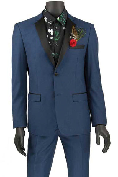 Mens Ultra Slim Fit Tuxedo in Blue 1 SO1T-US900_BLUE_38S  - from alligatorwarehouse.com