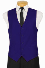 Mens Classic 5 Button Suit Vest in Navy