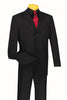 Mens Classic 3 button 2 Piece Suit in Black 9 5802K-Black-38R  - from alligatorwarehouse.com