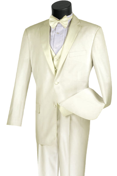 Mens Vested 2 Button Classic Tuxedo in Iory 1 SO14TV-1_IVORY_40S  - from alligatorwarehouse.com