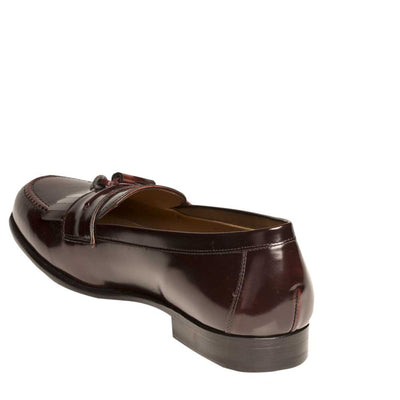 Mens Mezlan Santander Classic Tassel Loafer Dress Shoe in Burgundy 3   - from alligatorwarehouse.com