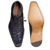Mens Mezlan Anderson Caiman Crocodile Dress Shoe in Navy 2   - from alligatorwarehouse.com