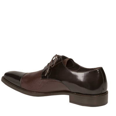 Mens Mezlan Soka Classic Cap Toe Dress Shoe in Brown 3   - from alligatorwarehouse.com
