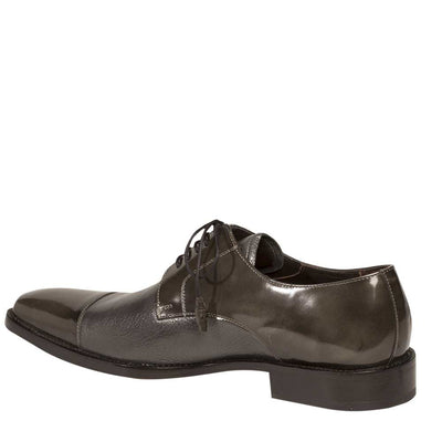 Mens Mezlan Soka Classic Cap Toe Dress Shoe in Grey 3   - from alligatorwarehouse.com