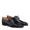 Mens Mezlan Moscow Alligator Dress Shoe in Navy 4   - from alligatorwarehouse.com