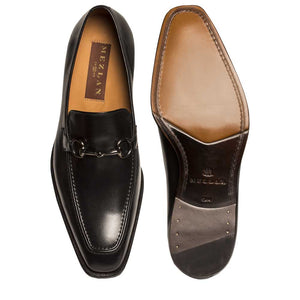 Mens Mezlan Tours Calfskin Slip On Loafer in Black - LAST CALL 10.5