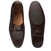 Mens Mezlan Vesta Ostrich Paw Dress Shoe Loafer in Brown 2   - from alligatorwarehouse.com