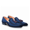 Mens Mezlan Plazza Suede & Calfskin Tassel Loafer Dress Shoe in Cognac 5   - from alligatorwarehouse.com