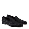 Mens Mezlan Caba Woven Calf Slip on Loafer in Black - LAST CALL 10.5 4   - from alligatorwarehouse.com