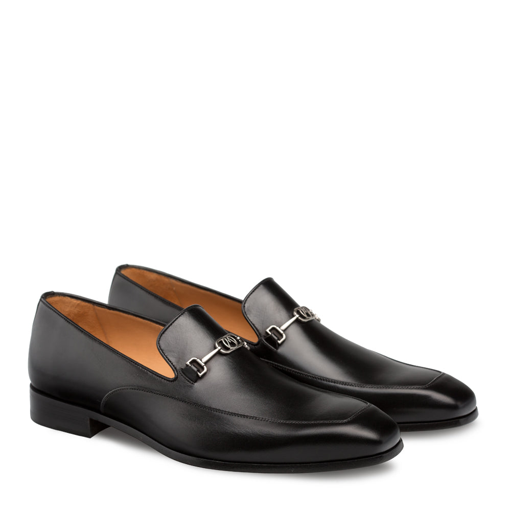 Mens Mezlan Falcon Dress Shoe Loafer in Black