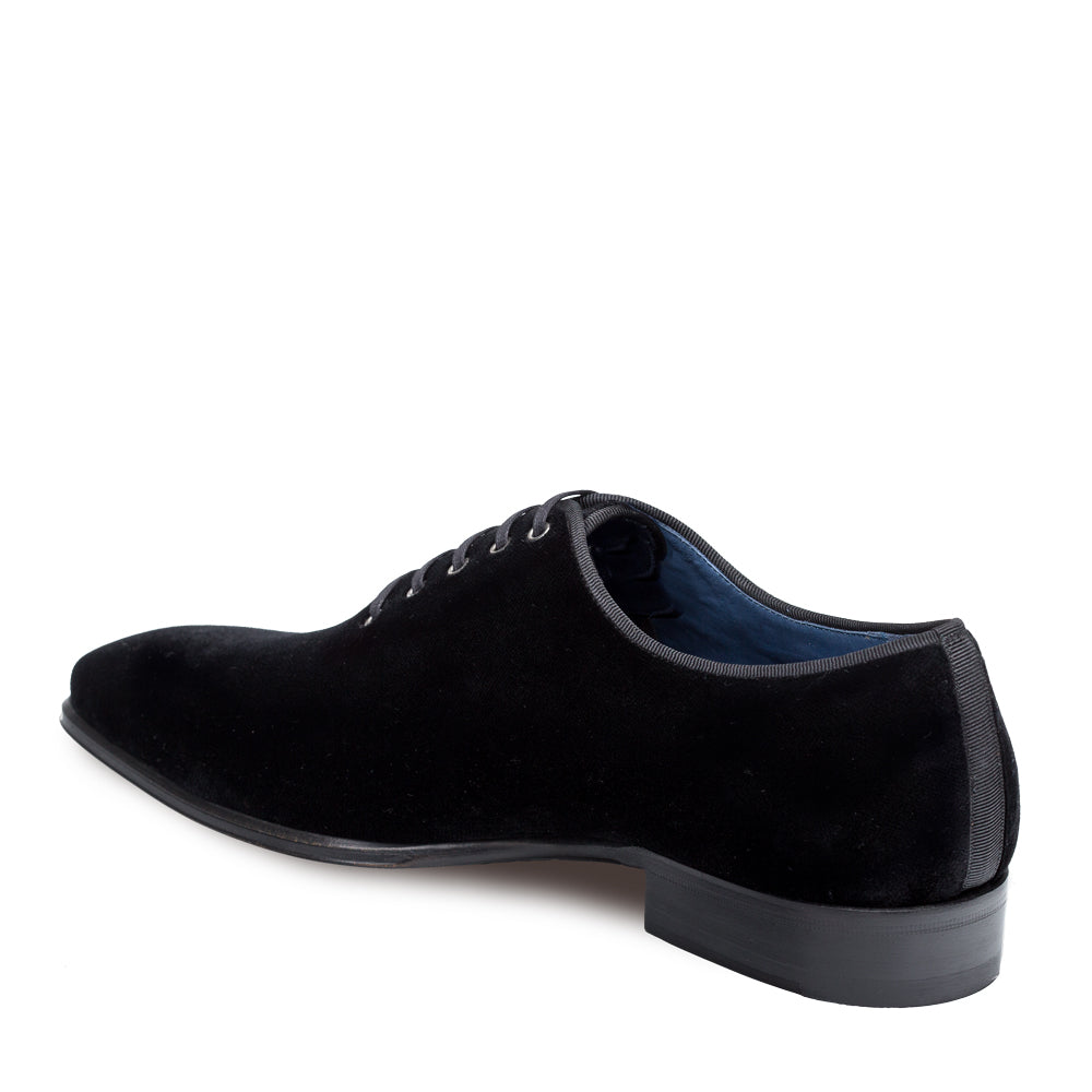 Mens Mezlan Alesso Formal Velvet Tuxedo Dress Shoe in Black