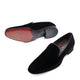 Mens Mezlan Lublin Velvet Tuxedo Loafers in Black - LAST CALL 9,9.5,10.5,11,12