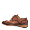 Mens Mezlan Calfskin Wingtip in Cognac 3   - from alligatorwarehouse.com