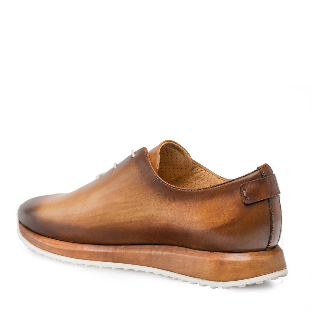 Mens Mezlan Brahman Dress Sneaker in Cognac